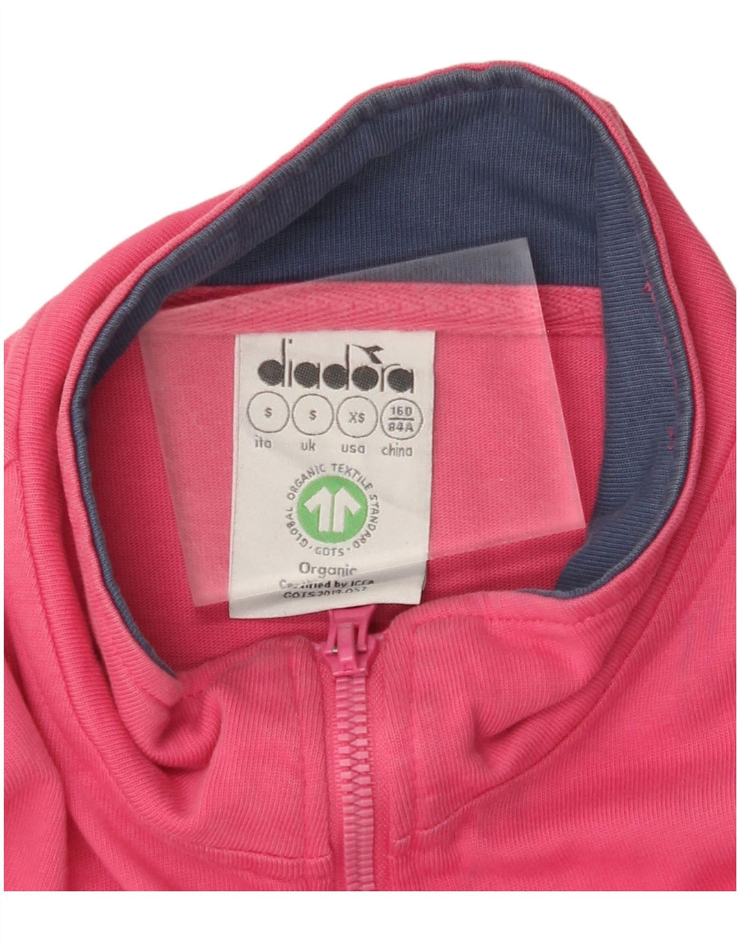 DIADORA Veste de survêtement graphique pour femme UK 10 Small Rose Colourblock