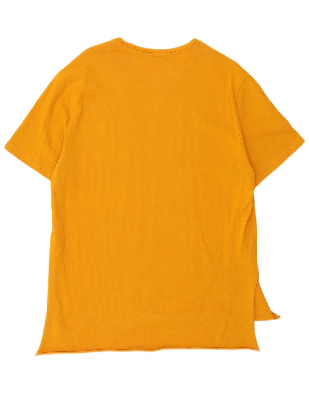 Benetton Tunique Femme UK 44 Coton Jaune Moyen