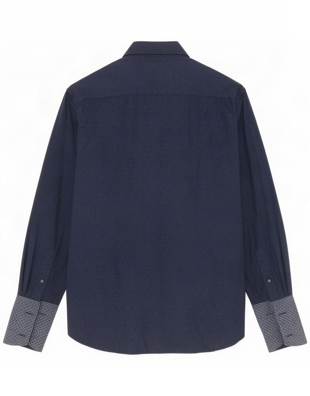 Ted Baker Chemise formelle pour homme Taille 15,5 Bleu marine moyen géométrique