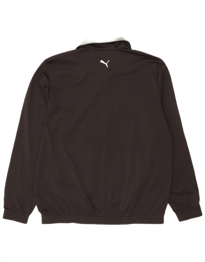Puma Veste de Survêtement Homme XL Noir Colorblock Polyester