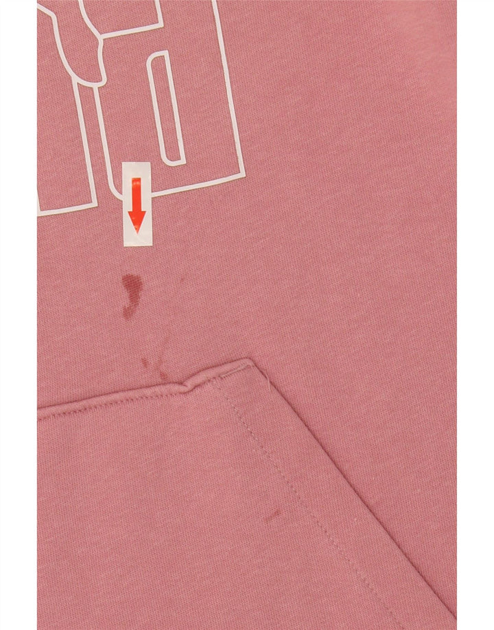 Puma Pull à Capuche Graphique Homme Rose Moyen