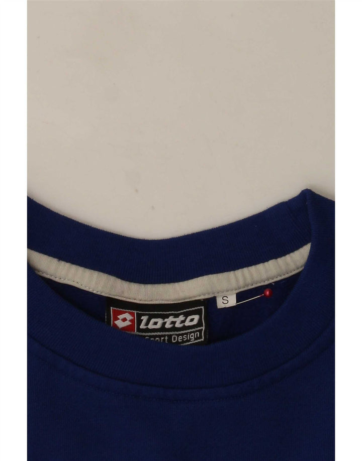Lotto Sweat-shirt graphique pour hommes, petit, bleu