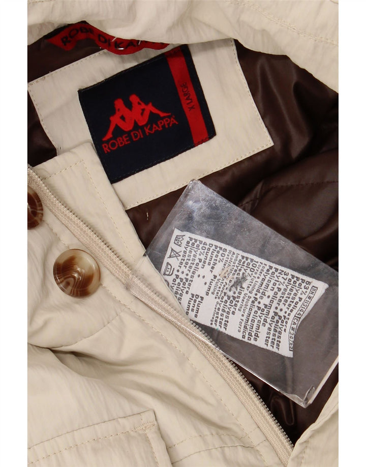 Kappa Veste matelassée homme UK 42 XL Beige Polyester