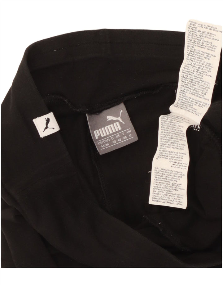 Puma Leggings graphiques pour femmes UK 12 coton noir moyen