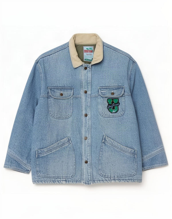 Uniform Veste utilitaire en jean pour homme UK 42 XL Bleu
