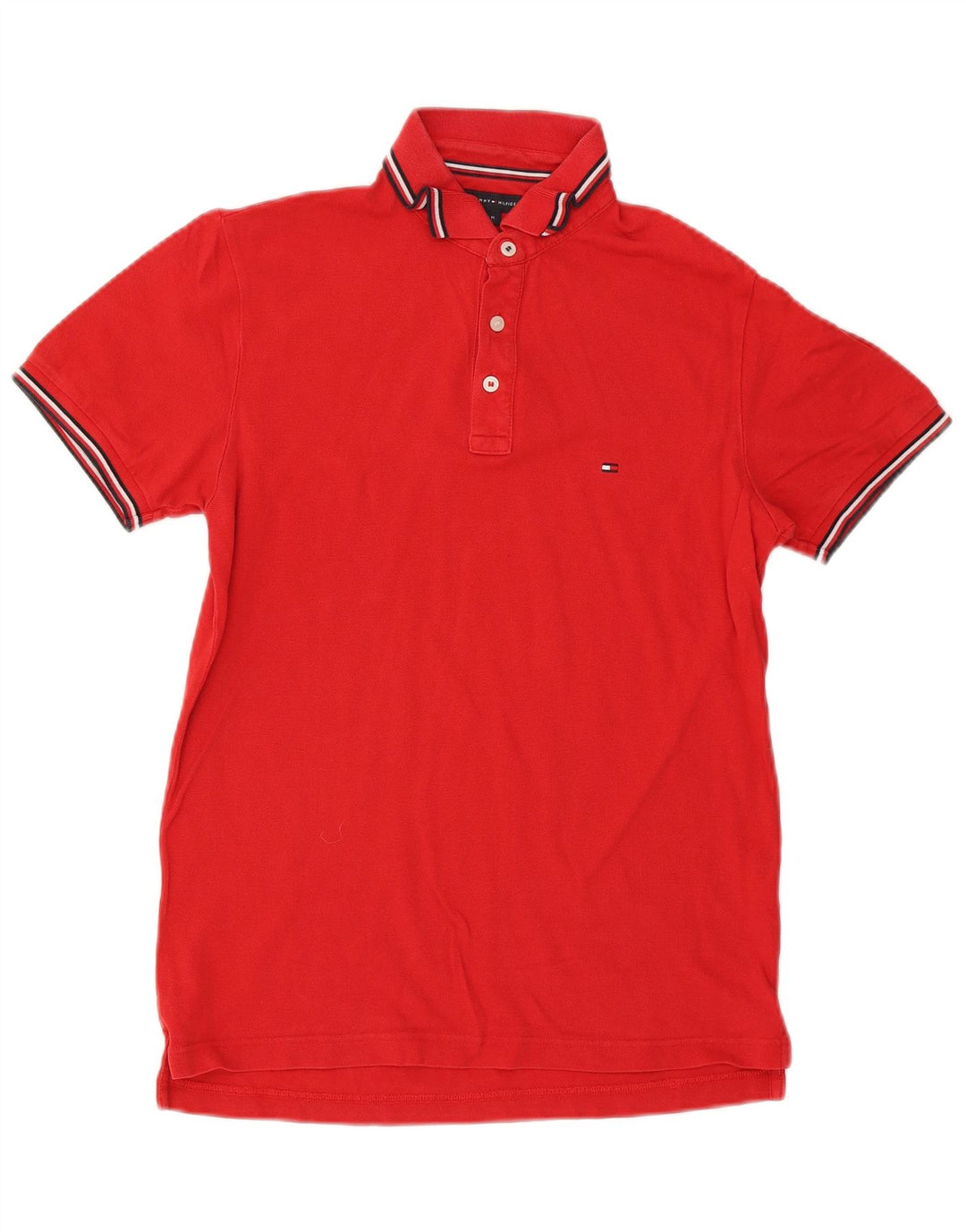 Tommy Hilfiger Polo Slim Fit Homme Rouge Moyen