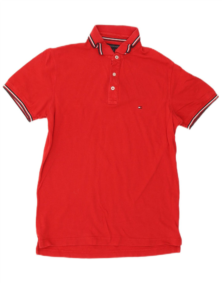 Tommy Hilfiger Polo Slim Fit Homme Rouge Moyen