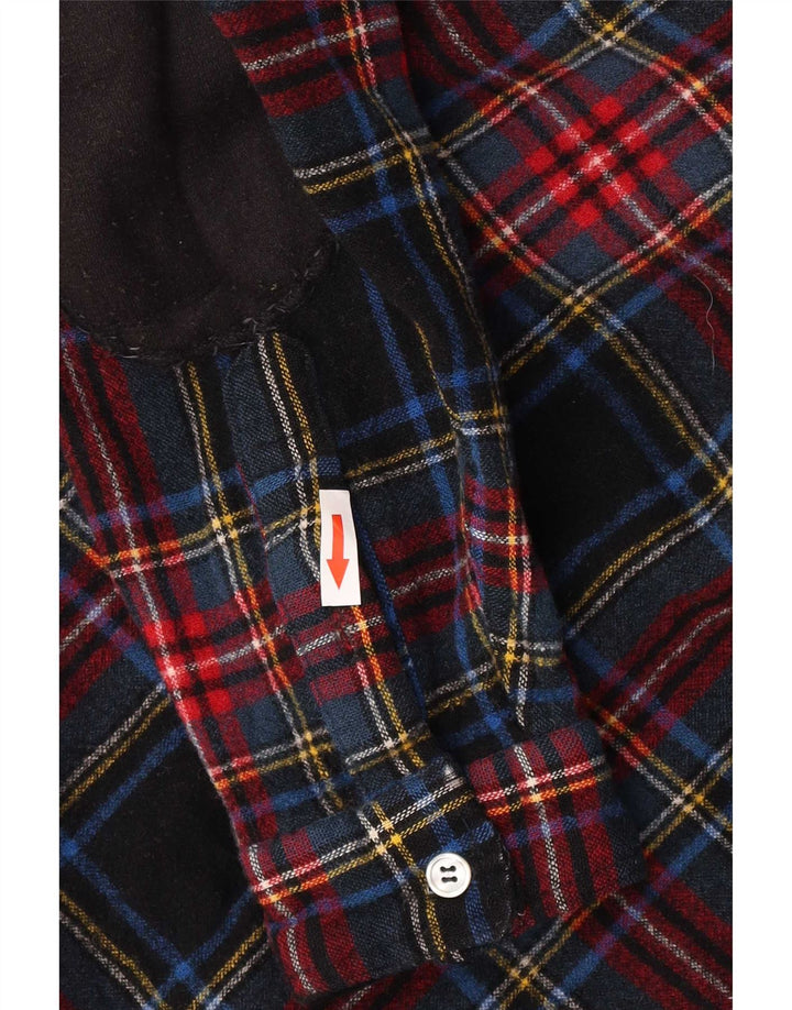 Club Room Chemise en flanelle pour homme en laine à grands carreaux multicolores