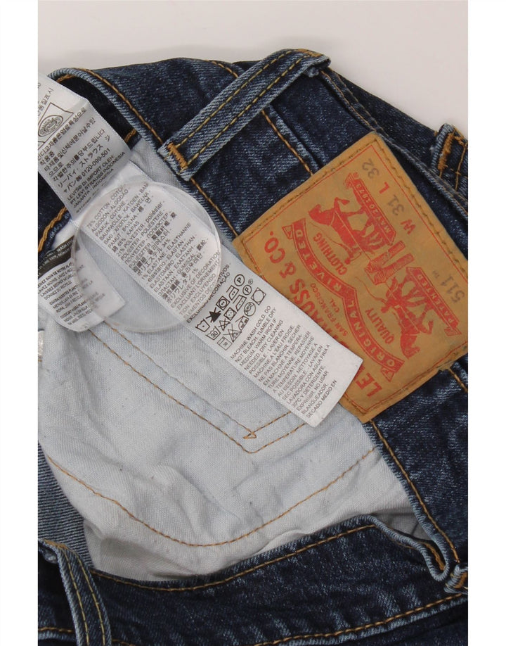 Levi's Jean Slim 511 Homme W31 L32 Bleu Coton
