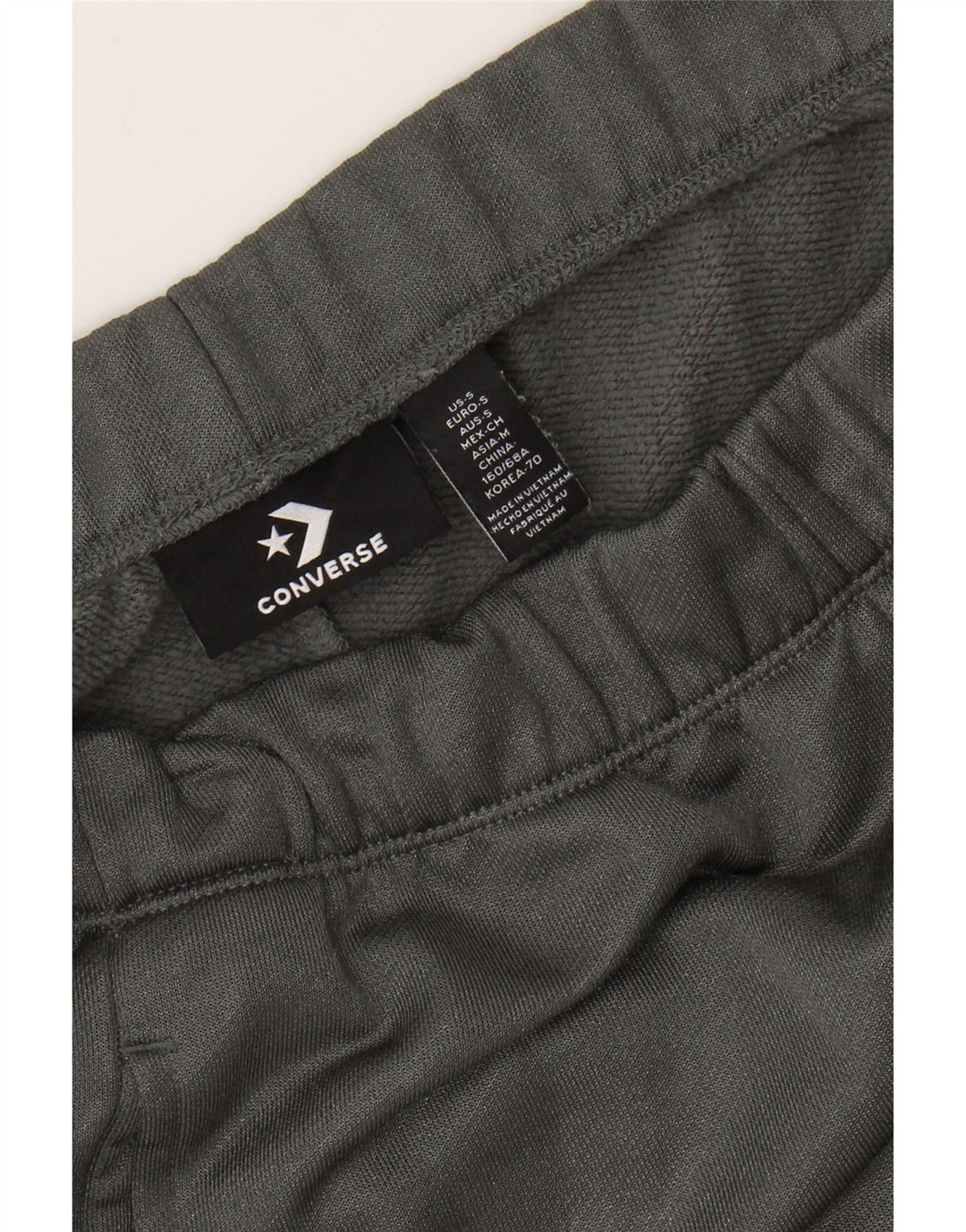 CONVERSE Pantalon de survêtement Chuck Taylor pour homme, petit, gris, coton