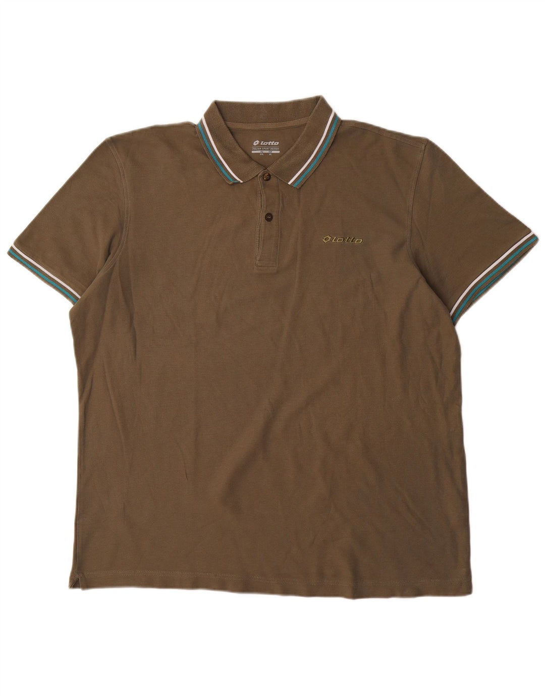 Lotto Polo Homme XL Kaki Coton
