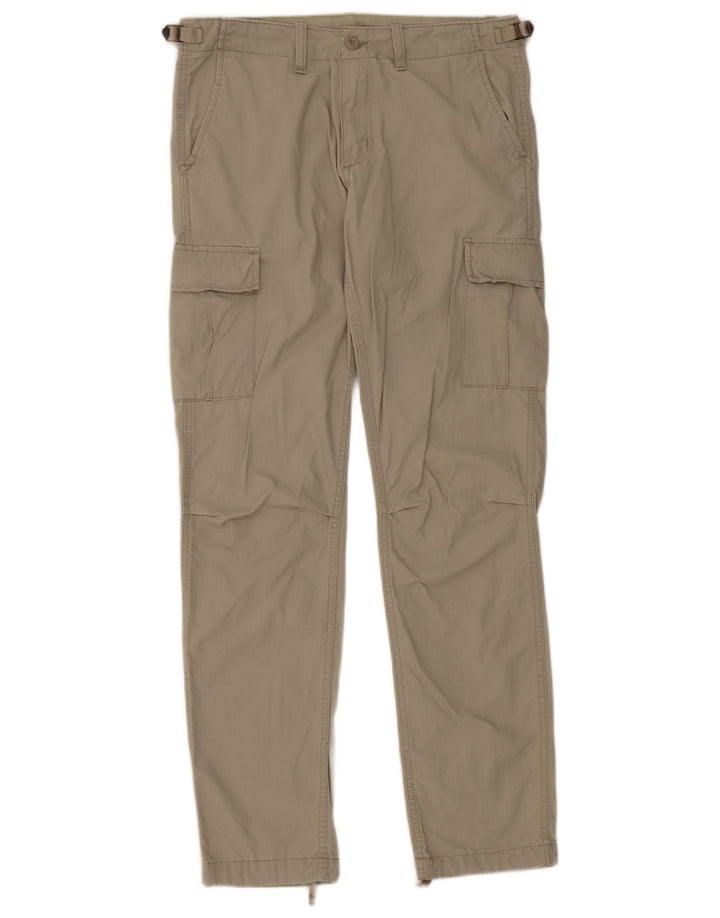 Carhartt Pantalon Cargo Droit Homme W29 L32 Gris Coton