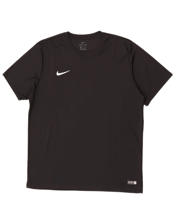 Nike T-shirt Dri Fit pour homme Noir 2XL
