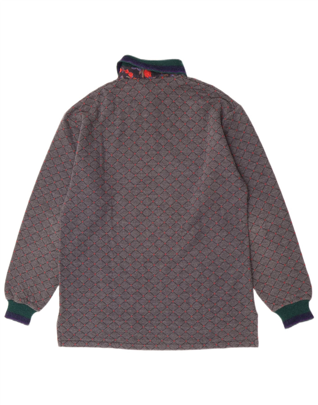 Johnny Lambs Polo Rugby Homme IT 50 Gris Moyen Argyle/Diamant
