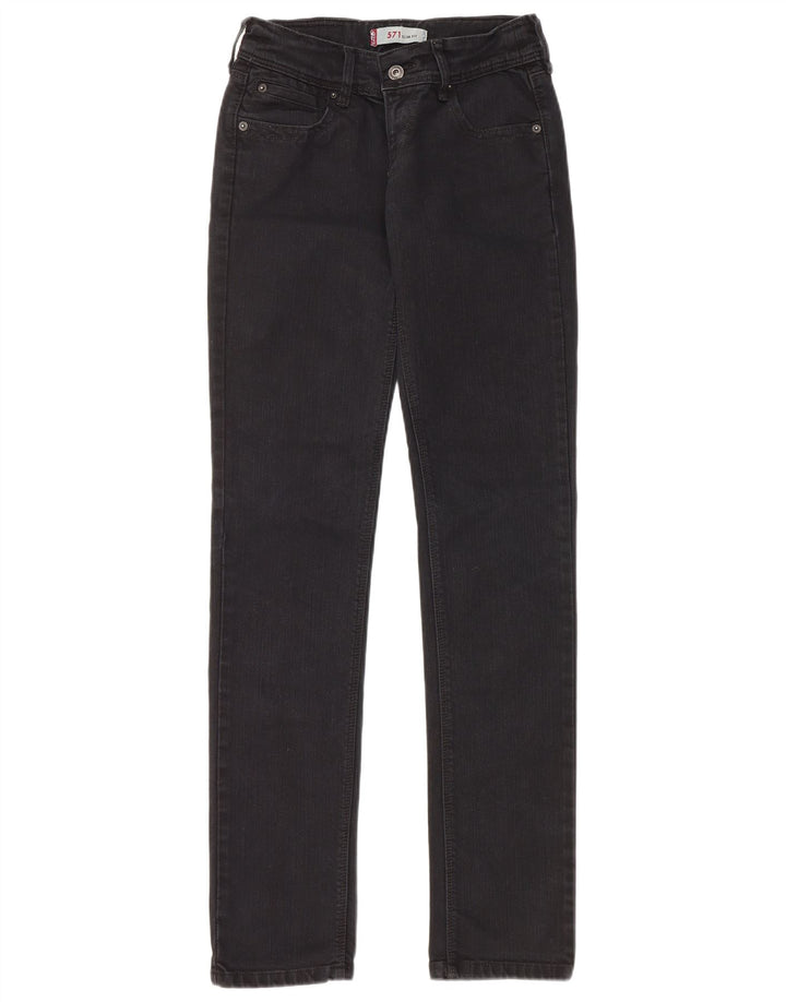 Levi's Jean Slim 571 Femme W28 L34 Coton Noir