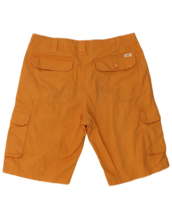 short cargo homme vintage IT 46 Petit W32 Coton Orange