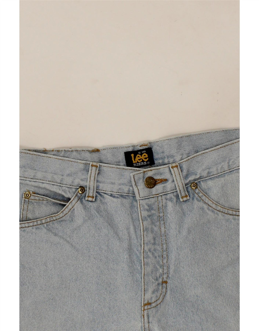 LEE Mens Riders Denim Shorts W30 Medium Blue Vintage Lee and Second-Hand Lee from Messina Hembry 