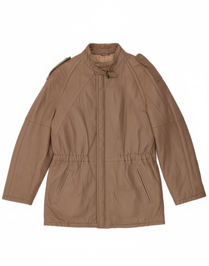 veste militaire vintage pour hommes UK 38 Brun moyen