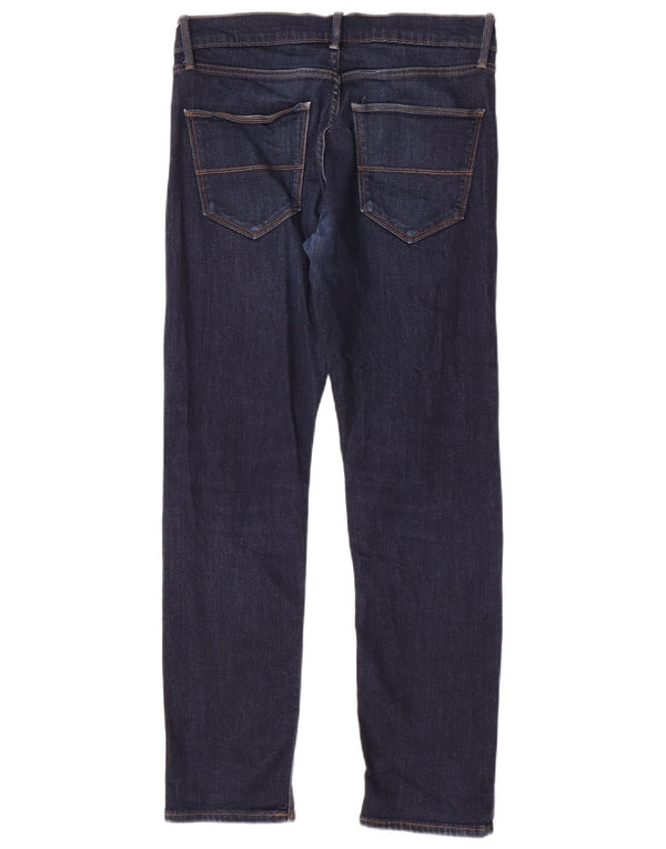 Marks & Spencer Jean Slim Homme W32 L31 Bleu Marine Coton