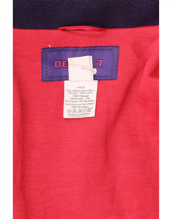 Degre 7 Veste de ski à capuche pour homme IT 52 XL Bleu marine Colourblock Polyester