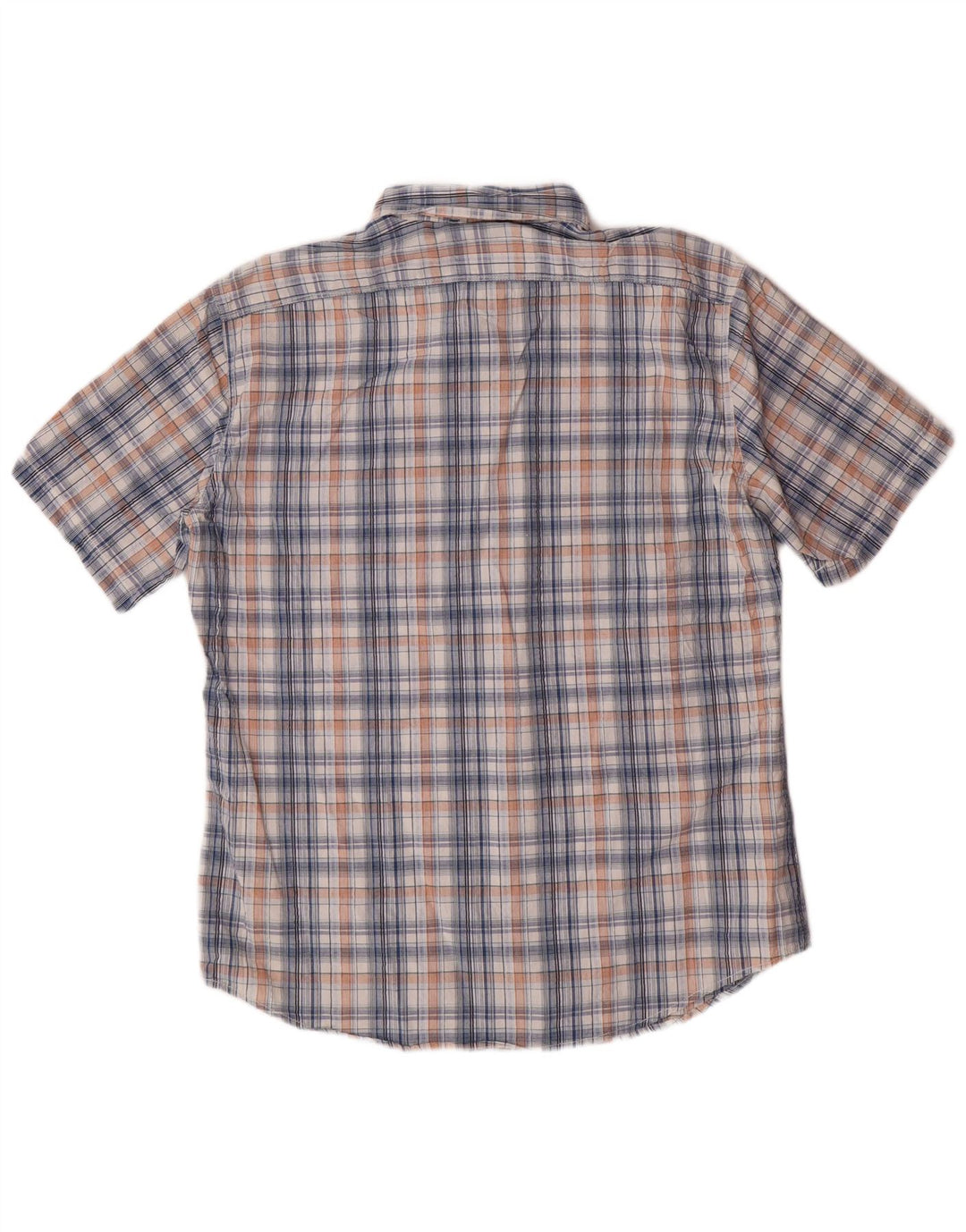 EDDIE BAUER Chemise à manches courtes pour homme, coupe classique, carreaux multicolores moyens