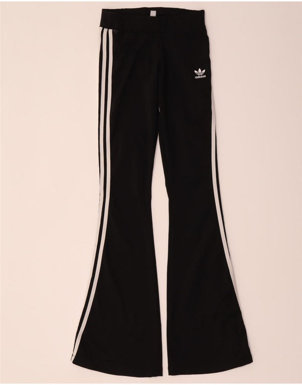 Adidas Legging évasé pour femme UK 8/10 Petit Noir Polyester