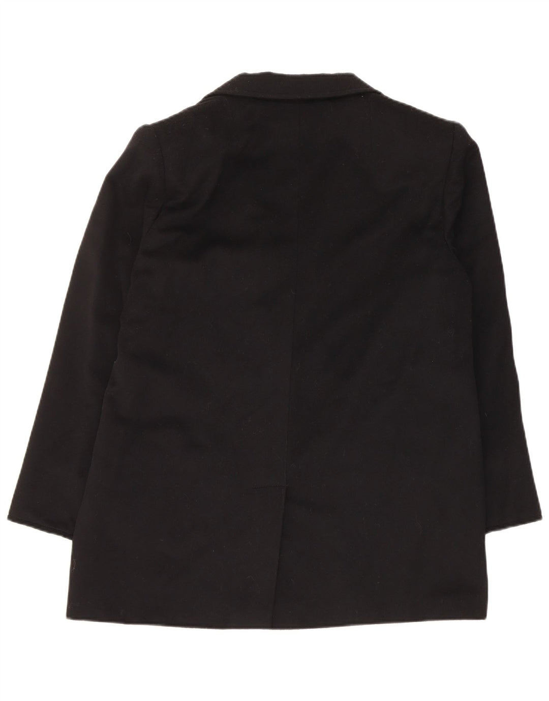 Marina Rinaldi Veste Blazer 2 Boutons Femme Taille 21 Laine Noire Moyenne