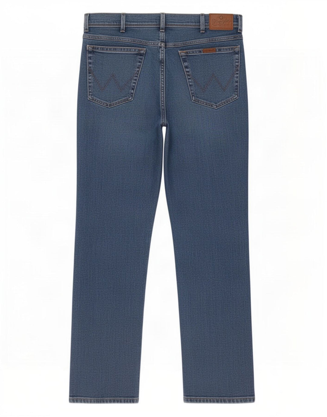 Wrangler Jean droit coupe droite W38 L34 pour homme en coton bleu