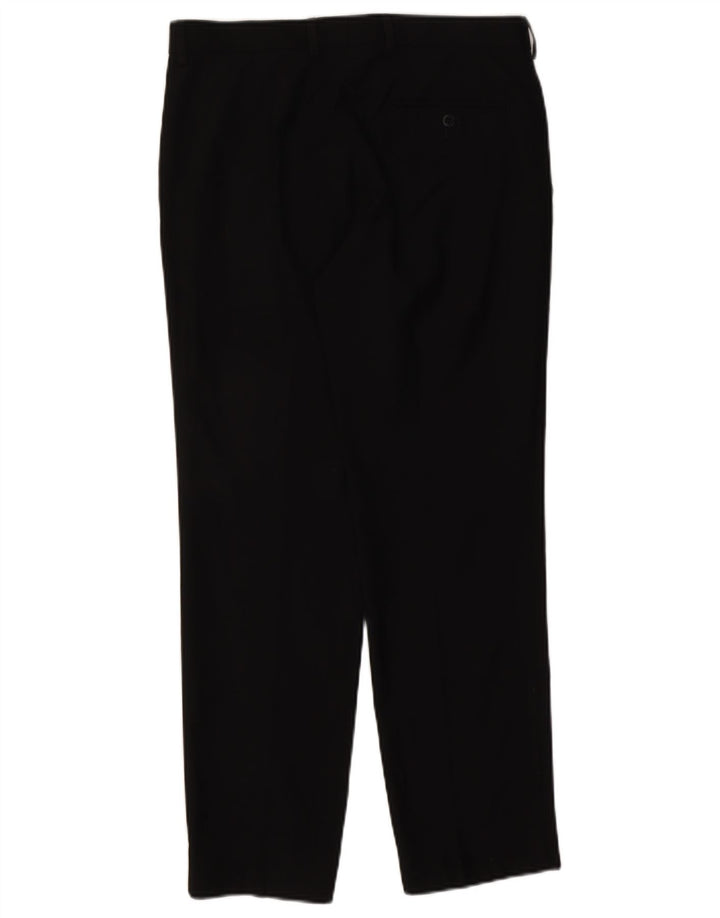 Marks & Spencer Pantalon de Costume Droit Homme W32 L29 Noir