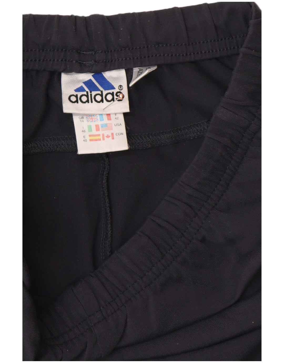 ADIDAS Pantalon de survêtement pour femme UK 14 Large Gris Polyester