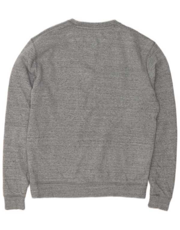 Jack Wills Sweat-shirt pour homme XS en coton moucheté gris