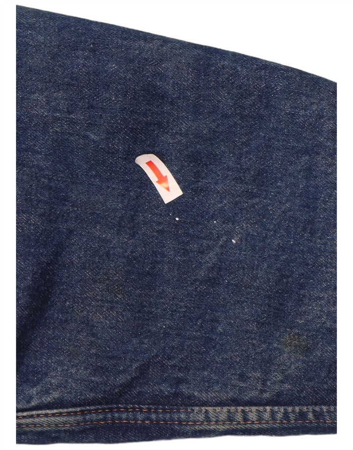 Roy Rogers Veste Sherpa en jean pour homme UK 40 Large Bleu