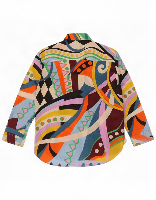 Zara Chemisier Femme UK 14 Medium Multicolore Paisley