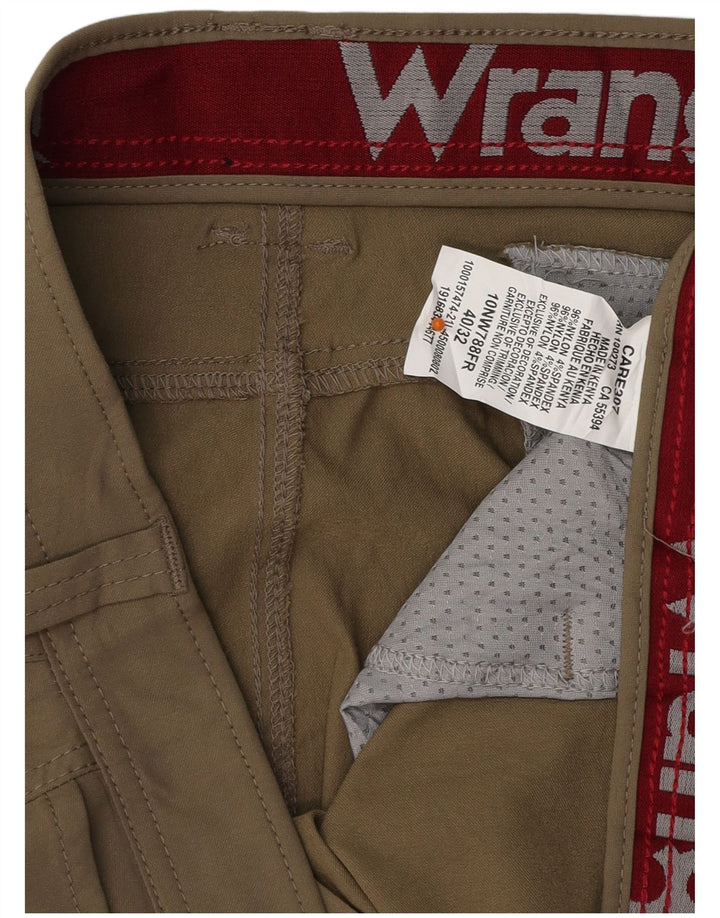 WRANGLER Pantalon Cargo Droit Homme W40 L32 Nylon Kaki