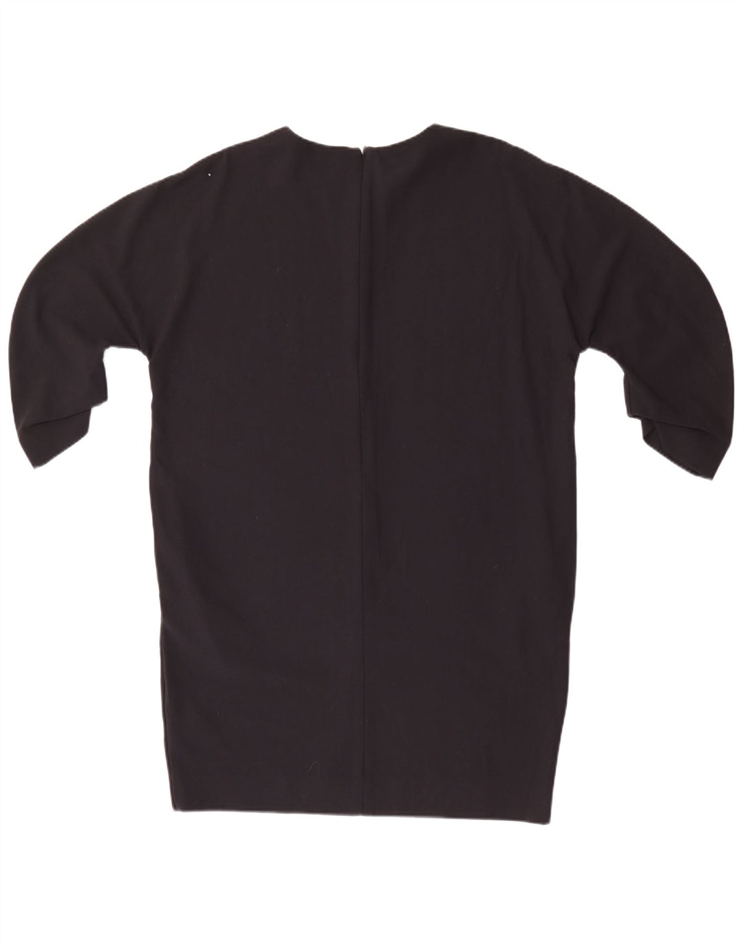 Cos Robe droite surdimensionnée à manches 3/4 pour femme EU 40 Viscose noire moyenne