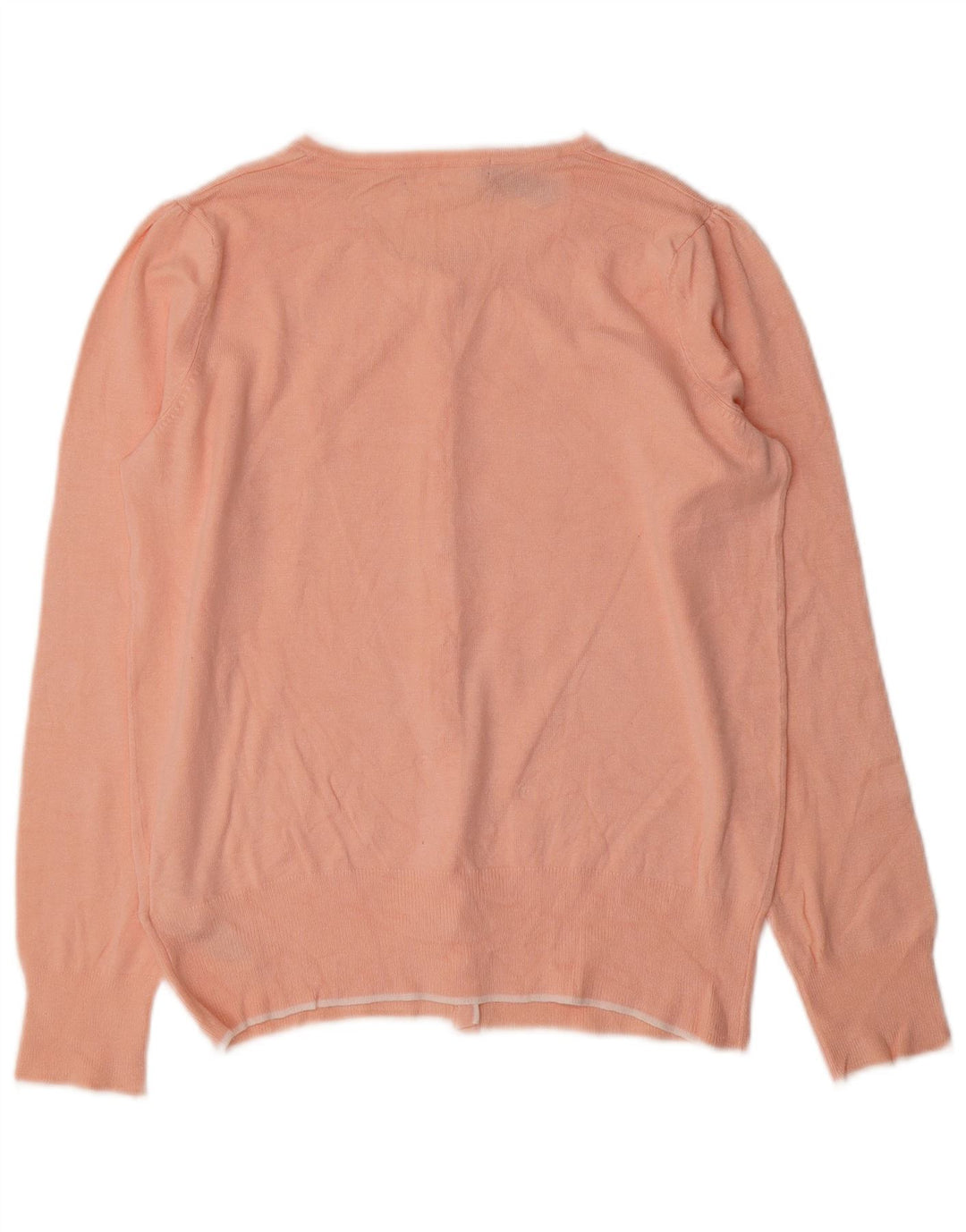 Marks & Spencer Pull Cardigan Femme UK 12 Viscose Rose Moyen