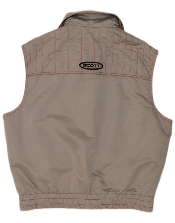 Scott Gilet Graphique Homme UK 42 XL Gris Polyamide