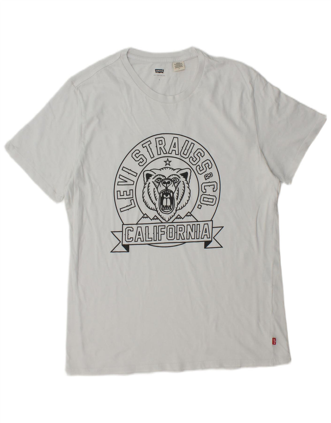 LEVI'S T-Shirt Graphique Homme Grand Blanc