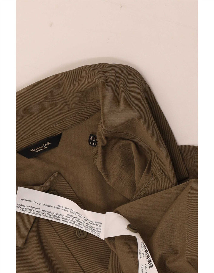 Massimo Dutti Polo Homme Kaki Moyen Coton