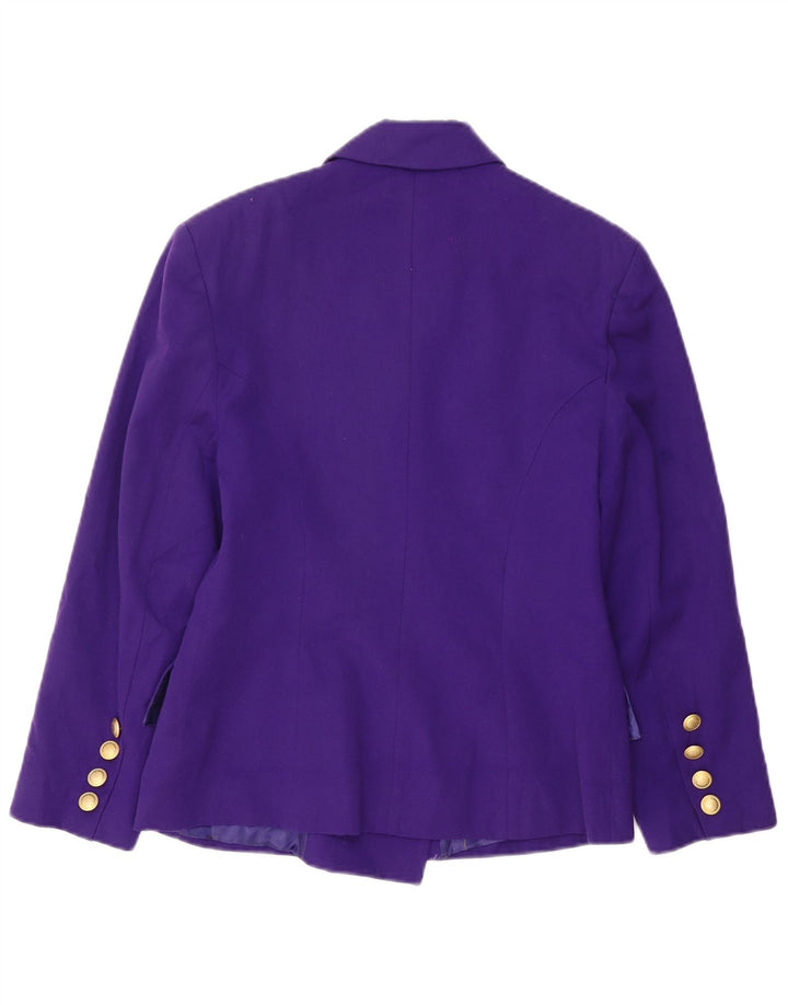 ROCCOBAROCCO Veste blazer croisée pour femme IT 42 Violet moyen