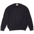 Marks & Spencer Pull col rond pour homme XL en coton bleu marine