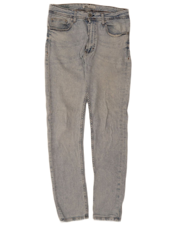 Zara Jean slim pour homme EU 42 Large W32 L29 Bleu