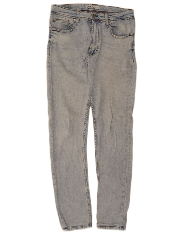 Zara Jean slim pour homme EU 42 Large W32 L29 Bleu