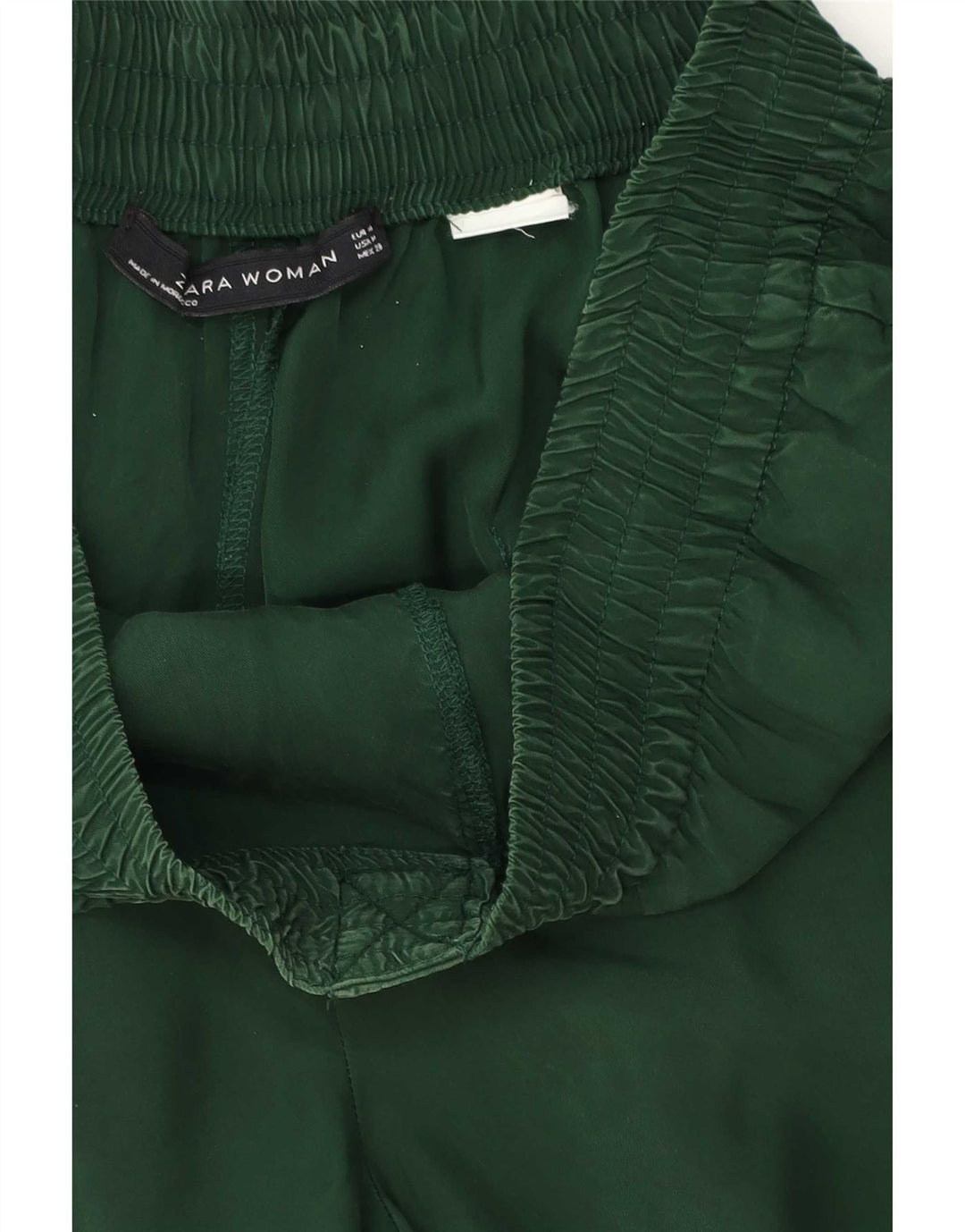 Pantalon Fuselé Zara Femme Moyen W28 L27 Vert