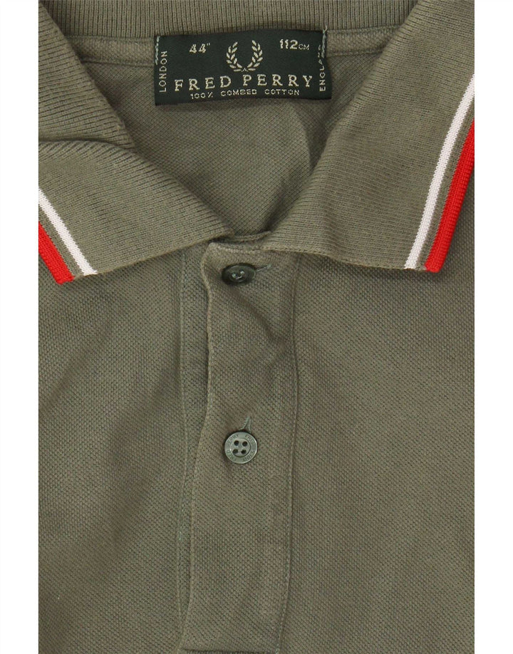 Fred Perry Polo Homme Grand Kaki Coton