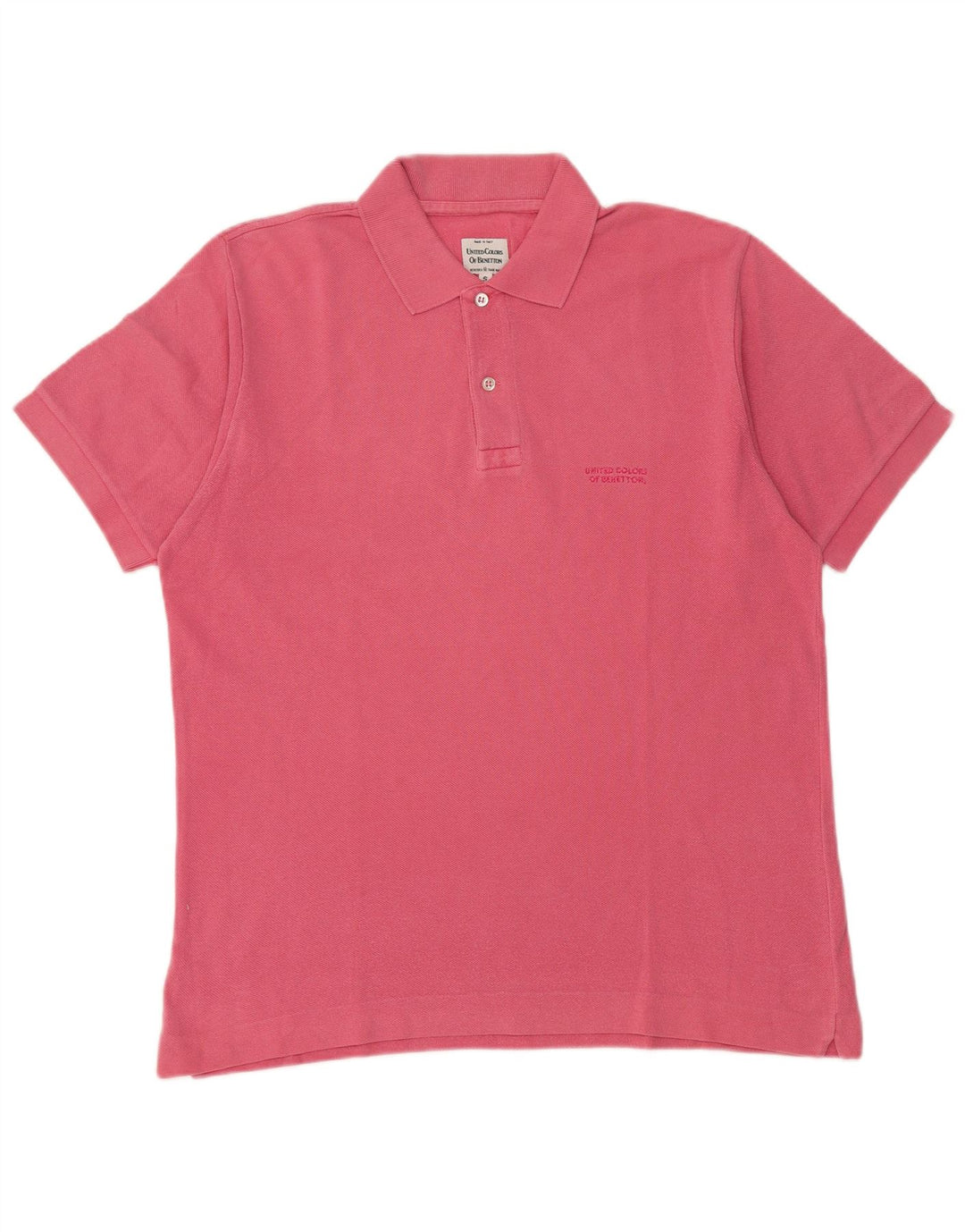 Benetton Polo Homme Petit Rose Coton
