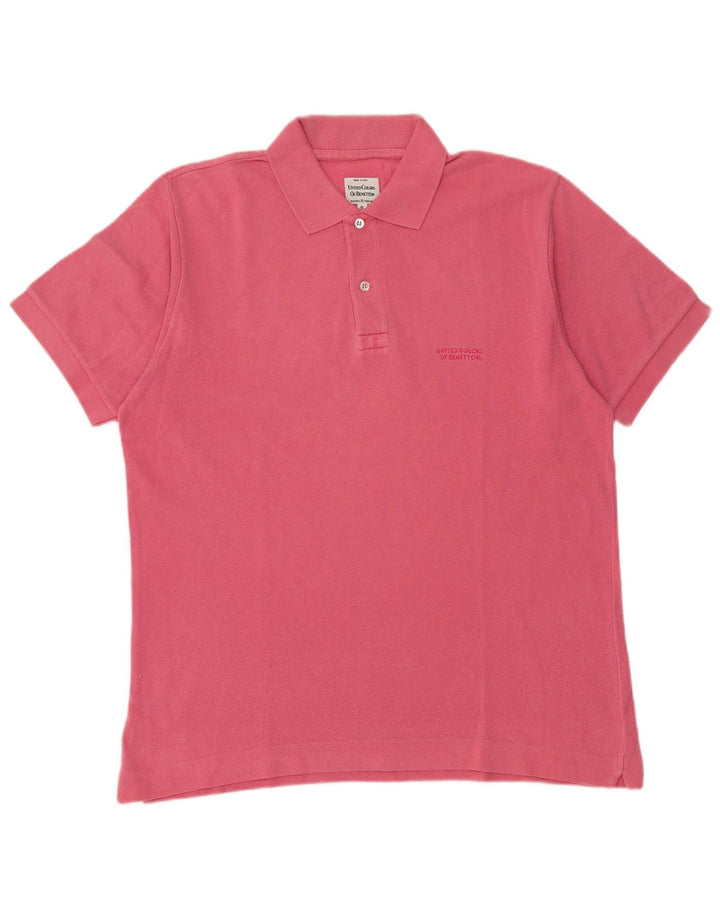 Benetton Polo Homme Petit Rose Coton