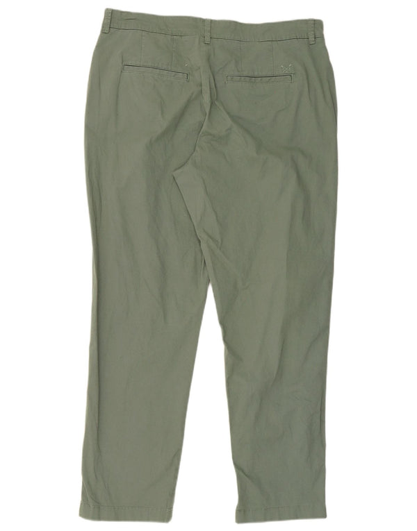 Crew Clothing Pantalon chino fuselé pour femme UK 16 Large W36 L30 Vert