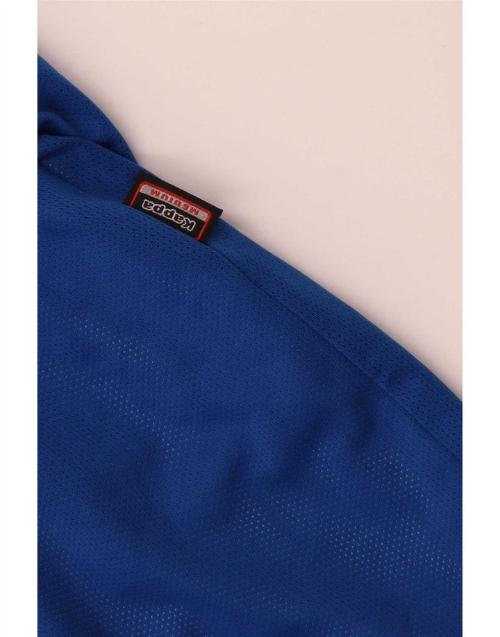 Kappa Short de Sport Homme Bleu Moyen Polyester Colorblock