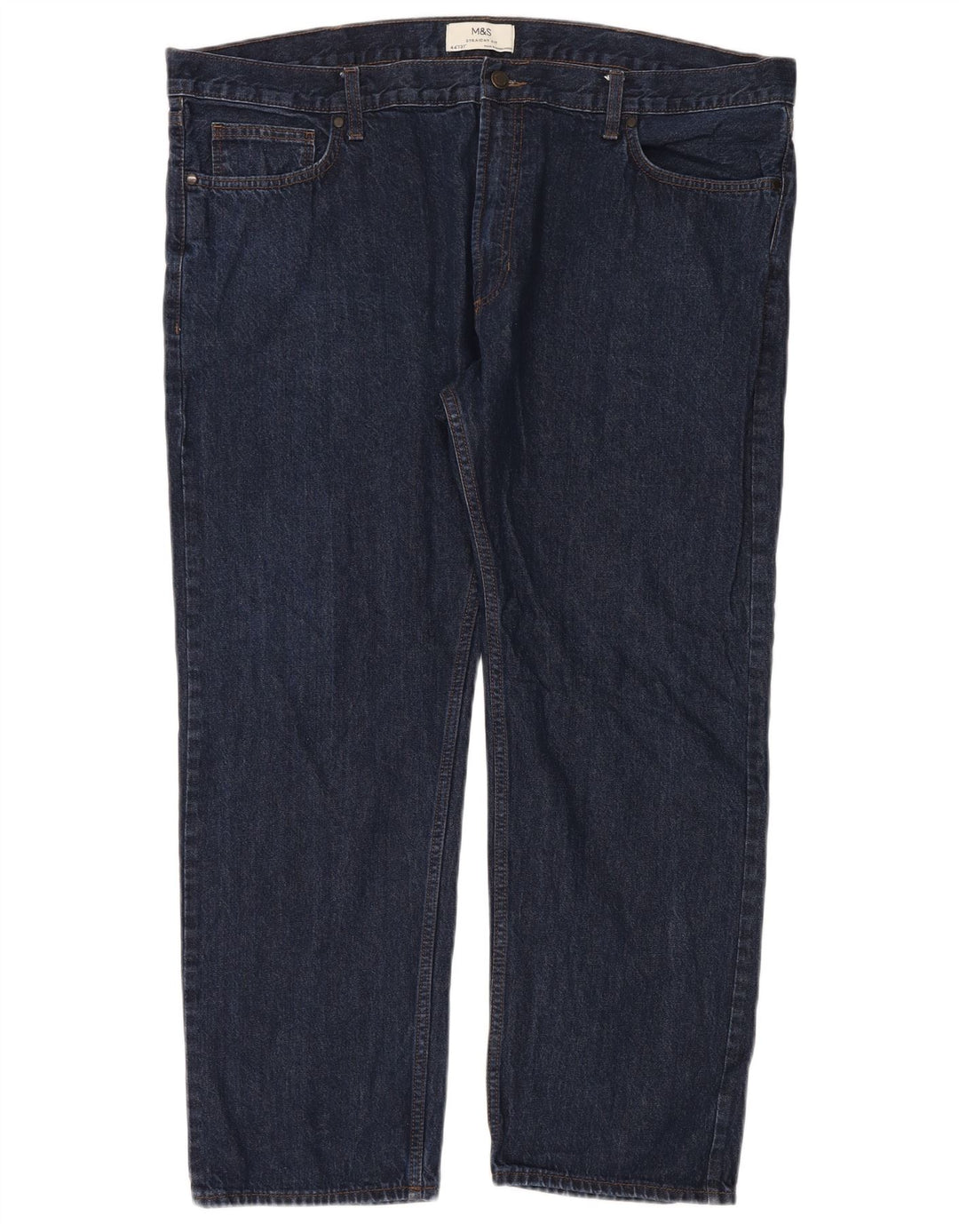 Marks & Spencer Jean droit homme W44 L31 bleu marine coton